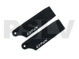 LX60473   Lynx Plastic Tail Blade 47 mm   Black  300X